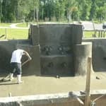 Steel rebar placement